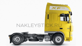 Комплект наклеек "XF 105" на автомобиль DAF, вид 2