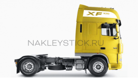 Комплект наклеек "XF 105" на автомобиль DAF, вид 2