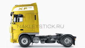 Комплект наклеек "XF 105" на автомобиль DAF, вид 2
