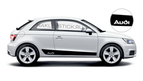 Акцентные полосы на Audi A1/S1 hatchback, вид 4