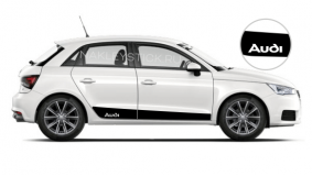 Акцентные полосы на двери Audi A1/S1 sportback, вид 3