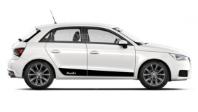 Акцентные полосы на двери Audi A1/S1 sportback, вид 3