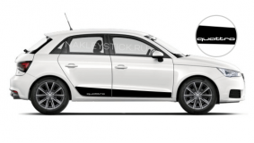 Акцентные полосы на двери Audi A1/S1 sportback, вид 2