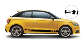 Спортивные полосы на Audi S1, вид 1
