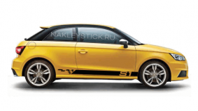 Спортивные полосы на Audi S1, вид 1