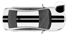 Комплект спортивных полос на Chevrolet Cruze, вид 2