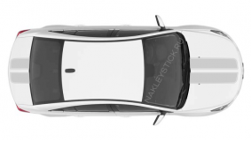 Комплект спортивных полос на Chevrolet Cruze, вид 3