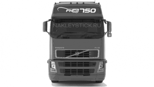 Наклейка "FH16 750" на грузовик Volvo