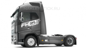 Комплект наклеек "FH16" на Volvo, вид 1