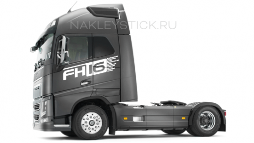 Комплект наклеек "FH16" на Volvo, вид 1