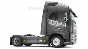 Комплект наклеек "FH16" на Volvo, вид 1