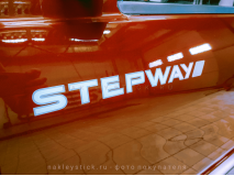 Наклейка на двери "Renault Stepway", двухцветная