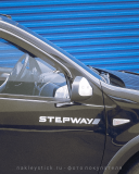 Наклейка на двери "Renault Stepway", двухцветная