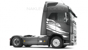 Комплект наклеек "Графика" на кабину Volvo FH, вид 2