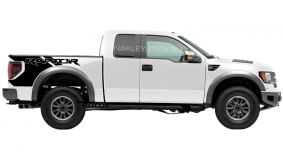 Комплект наклеек Raptor на кузов на Ford F 150 Raptor SVT, вид 1