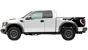 Комплект наклеек Raptor на кузов на Ford F 150 Raptor SVT, вид 1
