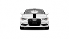 Спортивные полосы на Audi A6 седан, вид 1