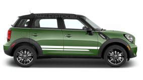 Комплект акцентных полос на Mini Cooper Countryman, вид 1