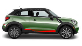 Комплект акцентных полос на Mini Cooper Paceman, вид 1