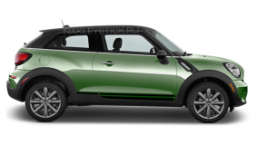 Комплект акцентных полос на Mini Cooper Paceman, вид 1