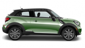 Комплект акцентных полос на Mini Cooper Paceman, вид 1