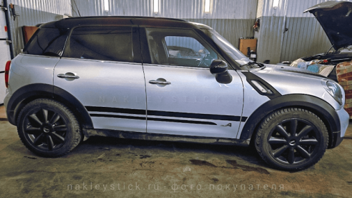 Комплект акцентных полос на Mini Cooper Countryman, вид 1