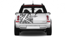 Наклейка "Британский флаг" на Mini Cooper Clubman