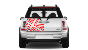 Наклейка "Британский флаг" на Mini Cooper Clubman