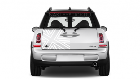 Наклейка "Британский флаг" на Mini Cooper Clubman