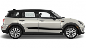 Спортивные полосы на Mini Cooper Clubman F54, вид 1