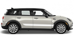 Спортивные полосы на Mini Cooper Clubman F54, вид 1