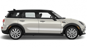 Спортивные полосы на Mini Cooper Clubman F54, вид 1