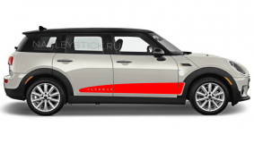 Акцентные полосы на Mini Cooper Clubman, вид 2