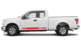 Акцентные полосы на Ford F-150, вид 1