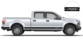 Акцентные полосы на Ford F-150, вид 2
