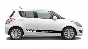Спортивные полосы на борт Suzuki Swift, вид 1