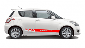 Спортивные полосы на борт Suzuki Swift, вид 1