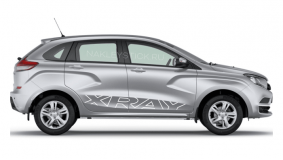 Комплект наклеек на борт Lada Xray, вид 1