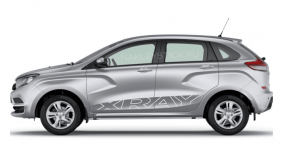 Комплект наклеек на борт Lada Xray, вид 1