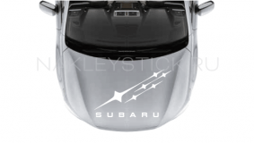 Наклейка "Звёзды" на капот Subaru