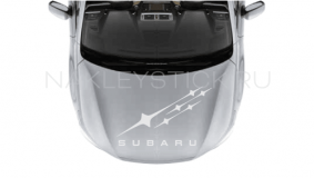 Наклейка "Звёзды" на капот Subaru