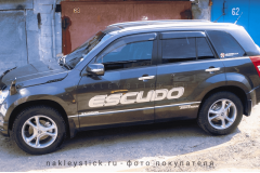 Комплект наклеек "Escudo" на Suzuki