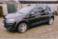 Наклейки "Спортивная графика" на борт Renault, вид 5