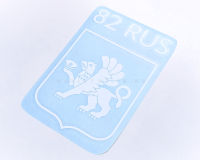 Наклейка на авто "Регион 82 RUS". Республика Крым