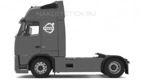 Наклейка эмблема "Volvo" на грузовики серии FH