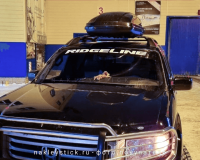 Наклейка полоса "Ridgeline" на лобовое стекло Honda 150 х 20 см