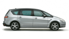 Акцентные полосы на борт Ford S-max, вид 1