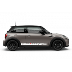 Спортивные полосы на двери Mini Cooper, вид 6