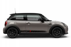 Спортивные полосы на двери Mini Cooper, вид 6