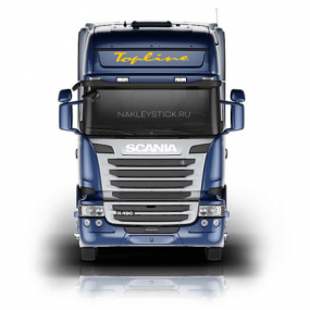 Наклейка на авто "Scania Topline", вид 1
